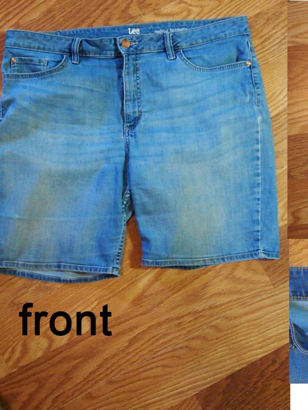 Denim Bermuda Shorts